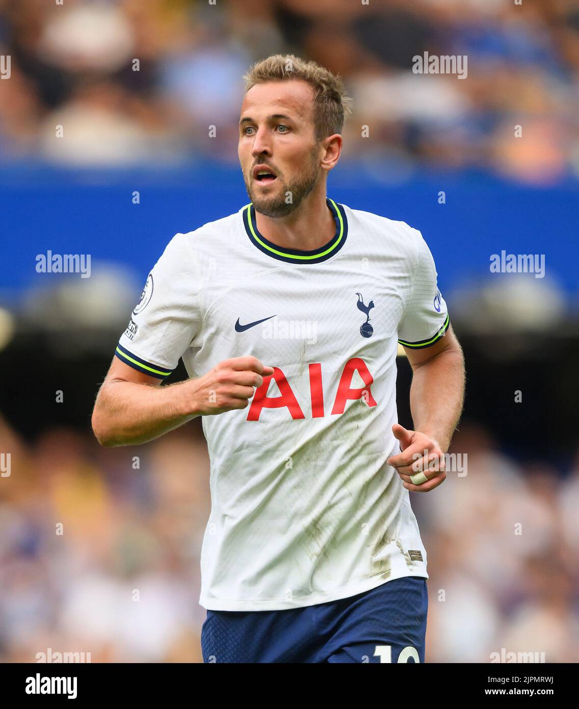 Londra, Regno Unito. 14th ago, 2022. 14 ago 2022 - Chelsea v Tottenham Hotspur - Premier League - Stamford Bridge Harry Kane di Tottenham Hotspur durante la partita della Premier League a Stamford Bridge, Londra. Picture Credit: Notizie dal vivo su Mark Pain/Alamy Foto Stock
