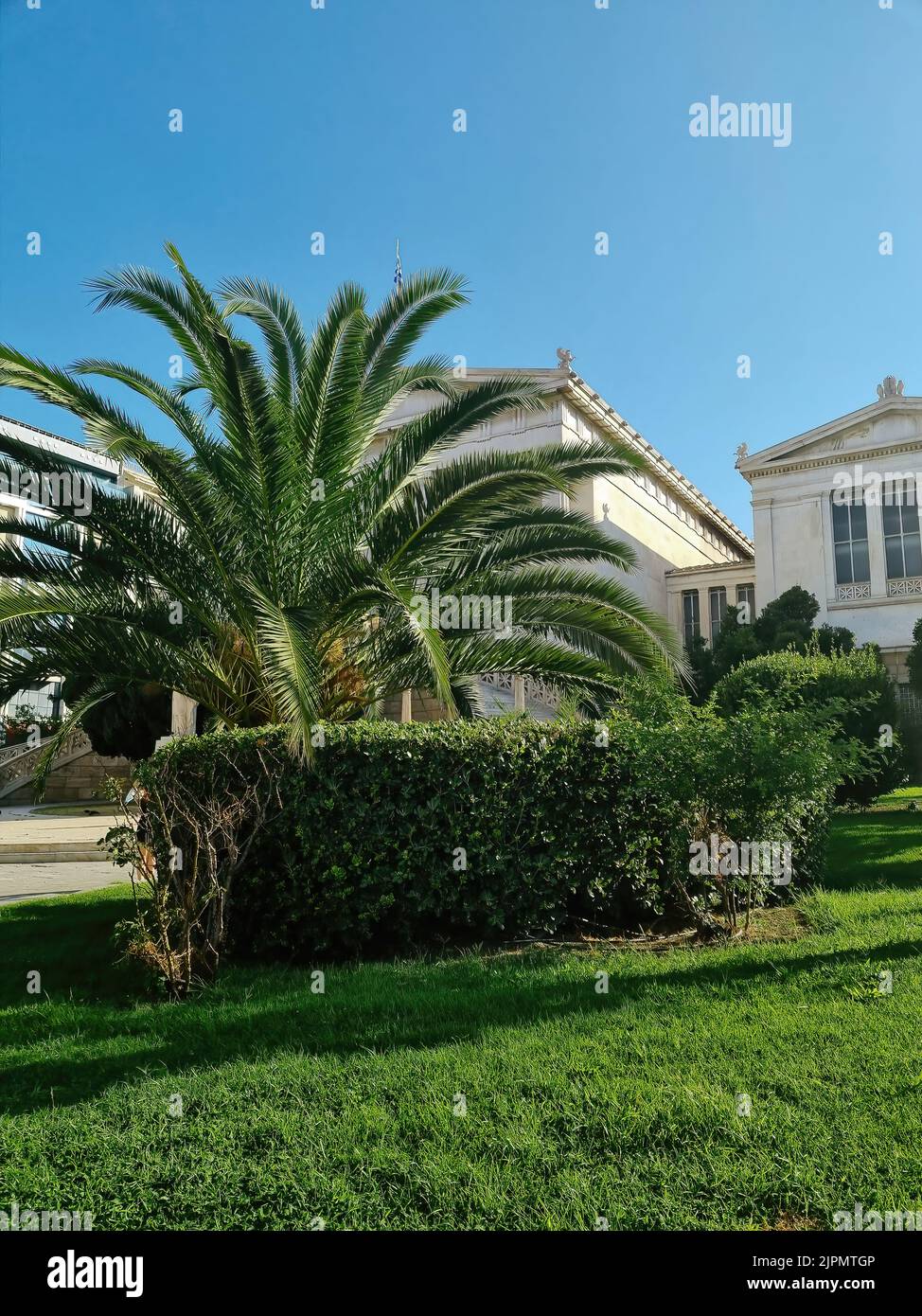 Biblioteca nazionale di Atene in Grecia. Foto Stock
