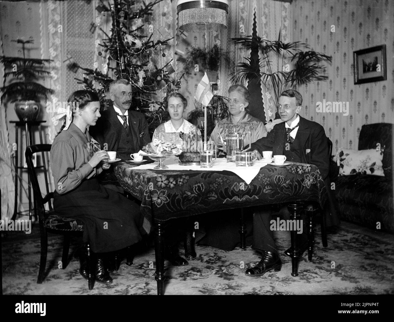 Anno nuovo 1918. Nyår 1918. Foto Stock