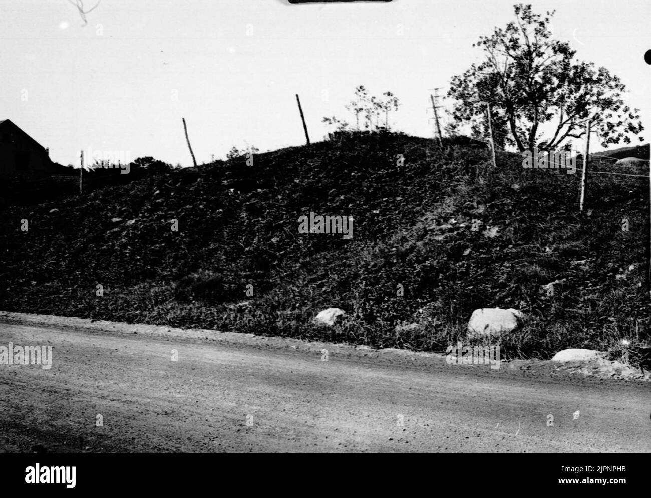 Strada danese prima dell'allargamento 23 ottobre 1954. Danska vägen före breddning 23 oktober 1954. Foto Stock