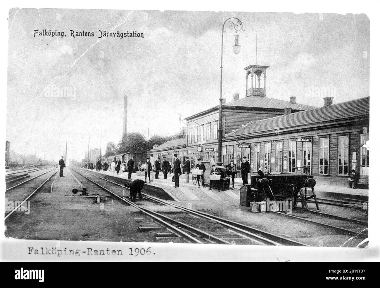 Falköping Centrale (Ranten). Falköpings Centrale (Ranten). Foto Stock