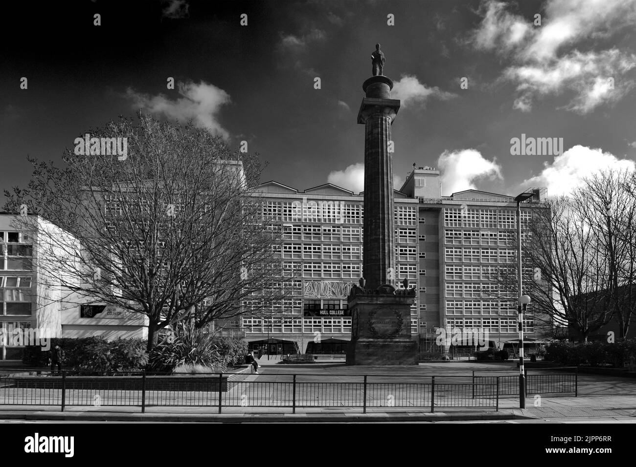 The Hull College, Wilberforce Drive, Kingston-upon-Hull, East Riding of Yorkshire, Humberside, Inghilterra, Regno Unito Foto Stock