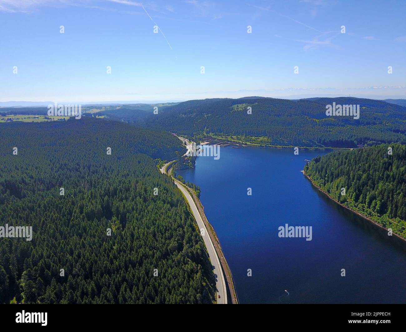 Fotografia di antenne scattate dal drone. La foto è stata scattata prima degli anni '2014 Foto Stock