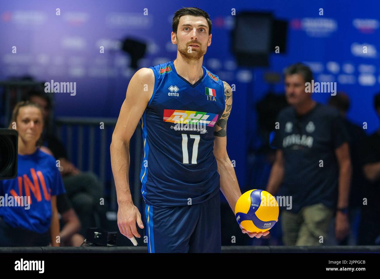 Bologna, Italia. 20th luglio 2022. Pallavolo Nations League 2022 - le finali - Italia vs Paesi Bassi Foto Stock