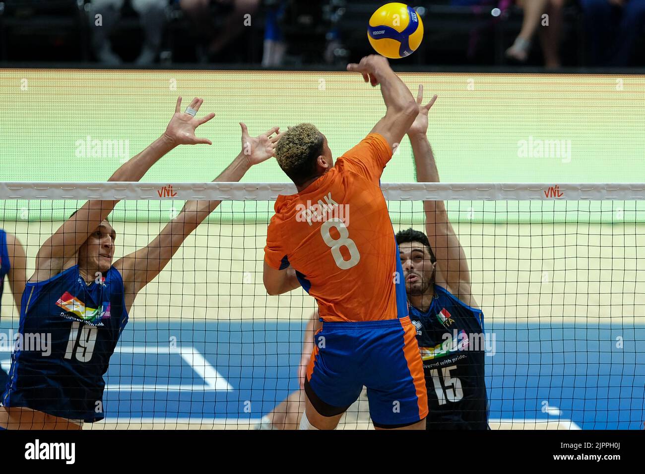 Bologna, Italia. 20th luglio 2022. Pallavolo Nations League 2022 - le finali - Italia vs Paesi Bassi Foto Stock