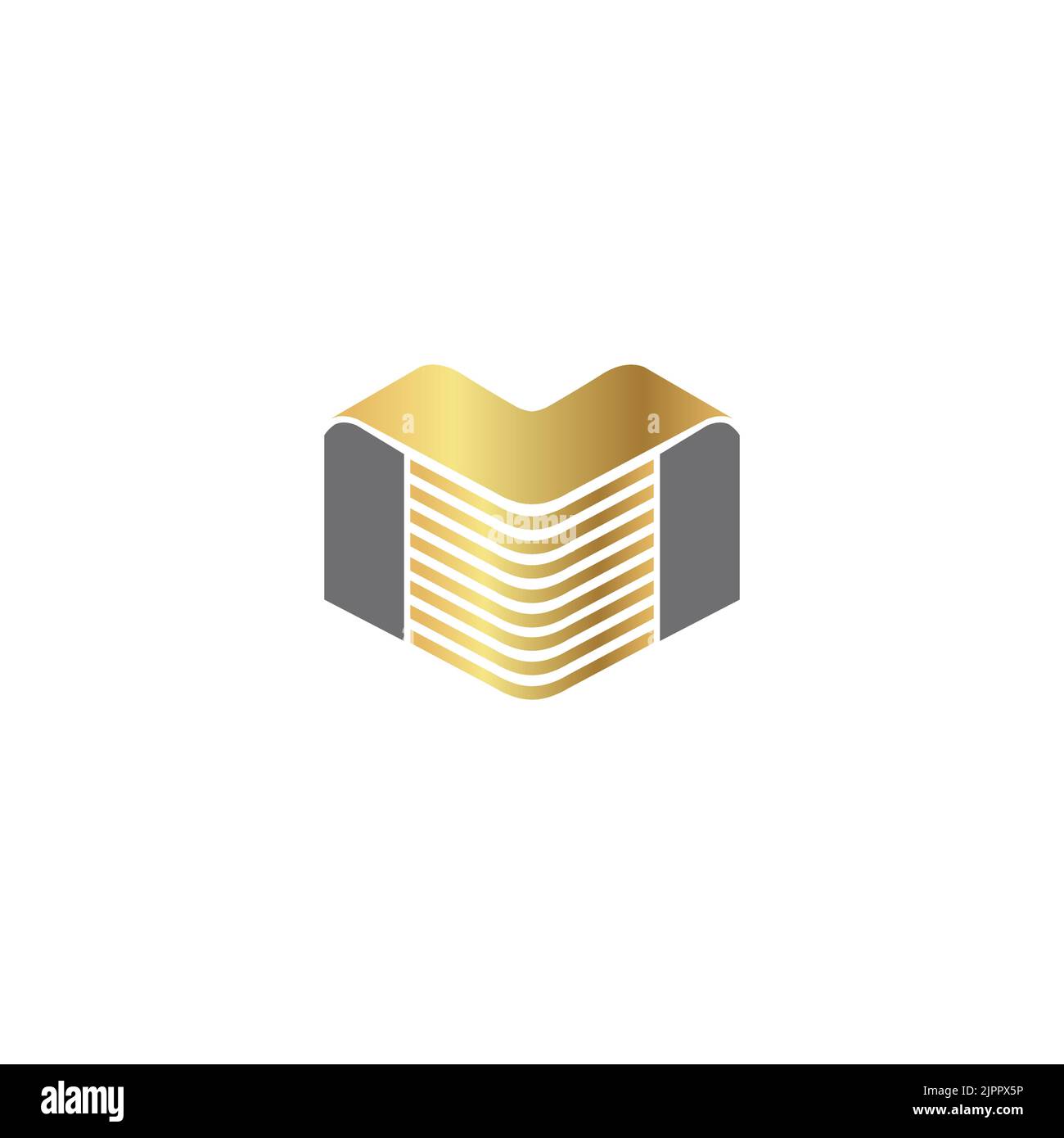 logo construction, emblema build, logo architecture Illustrazione Vettoriale