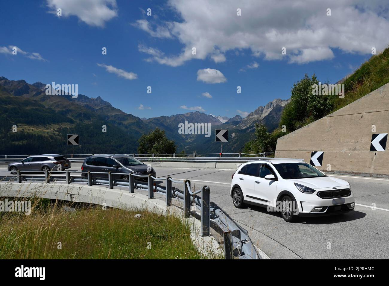 Passenger Car Gotthard, Svizzera Foto Stock