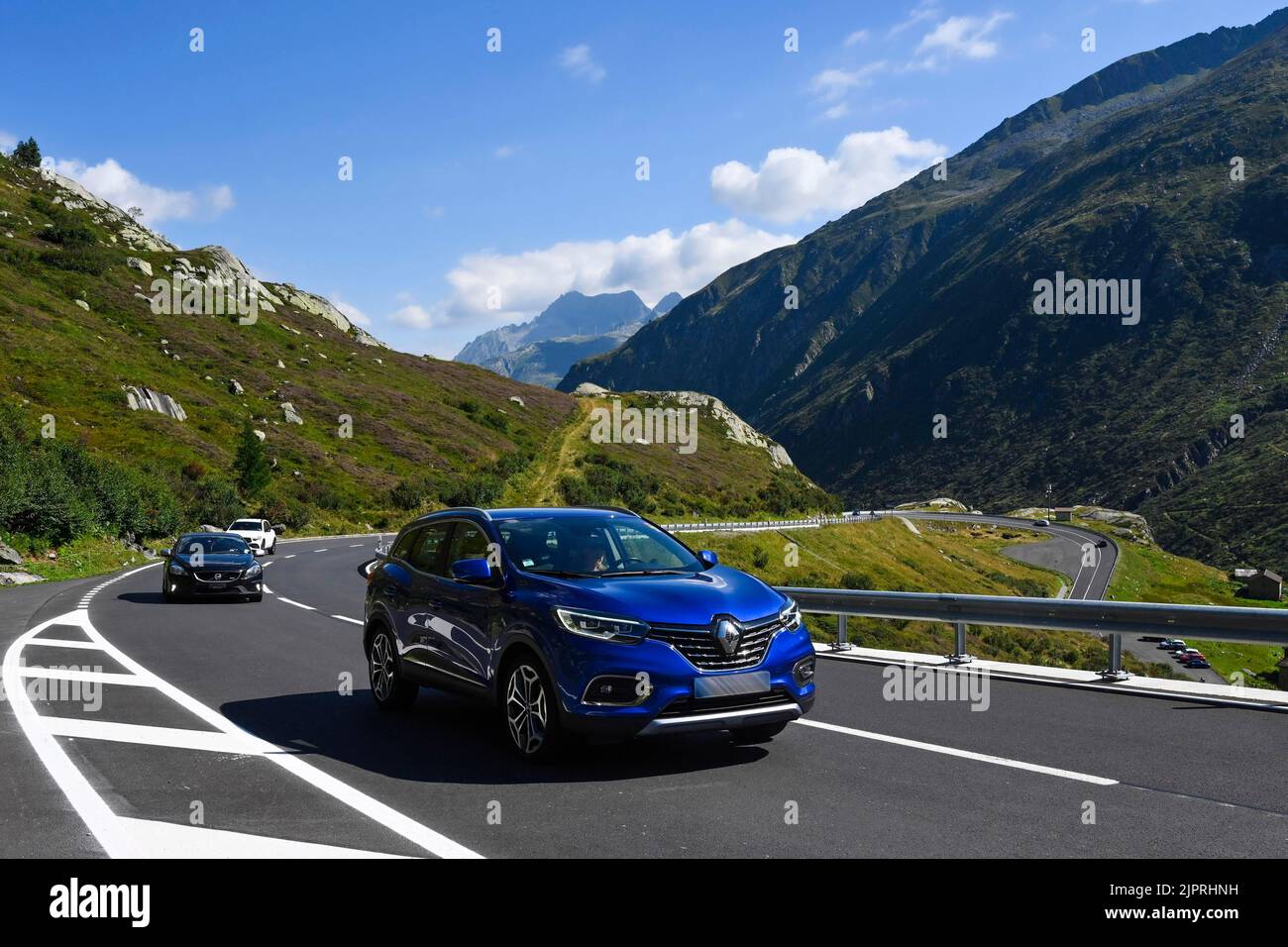 Passenger Car Gotthard, Svizzera Foto Stock