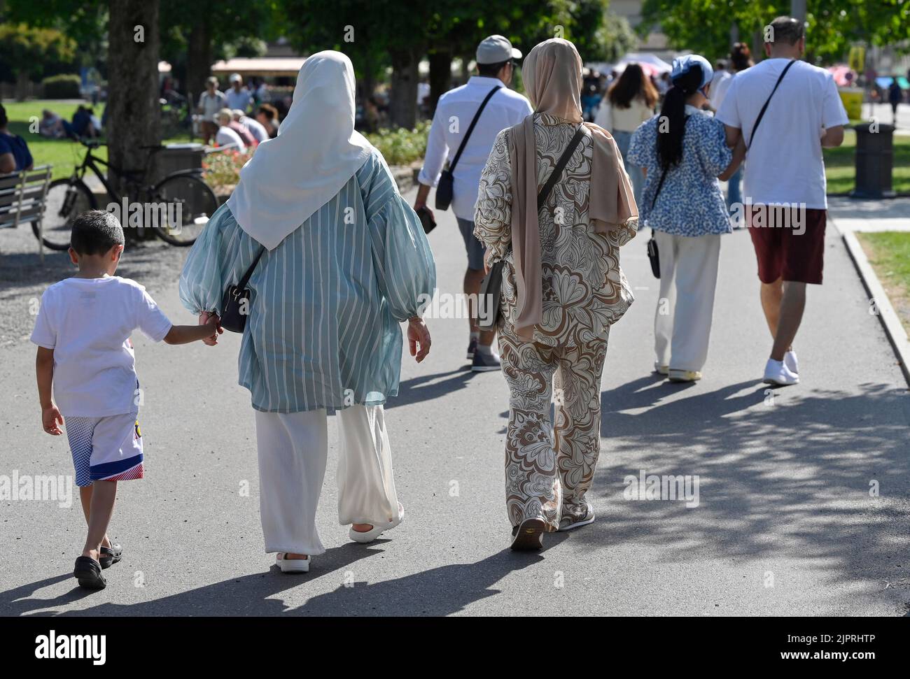 Famiglia araba Foto Stock