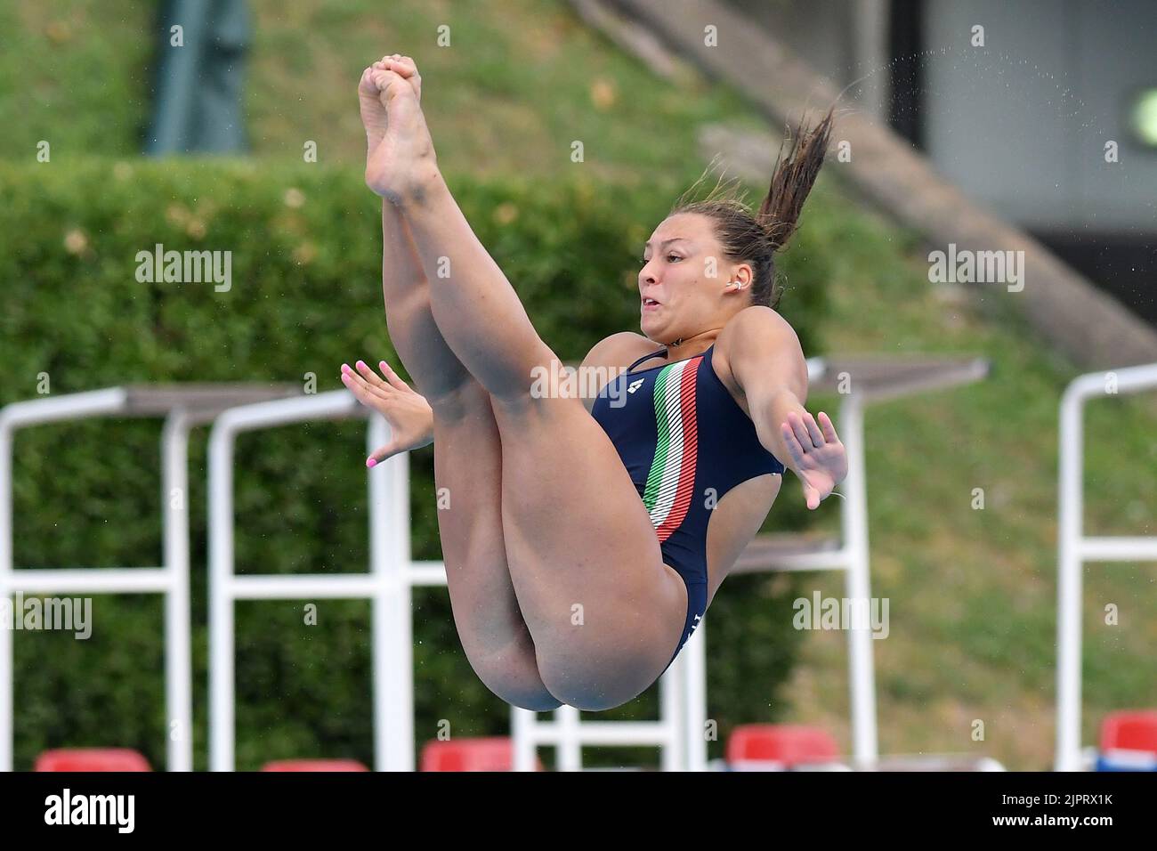 Roma, . 19th ago, 2022. ELISA Pizzini durante i Campionati europei di nuoto Roma 2022. Roma 19th Agosto 2022 Photographer01 Credit: Agenzia indipendente per le foto/Alamy Live News Foto Stock