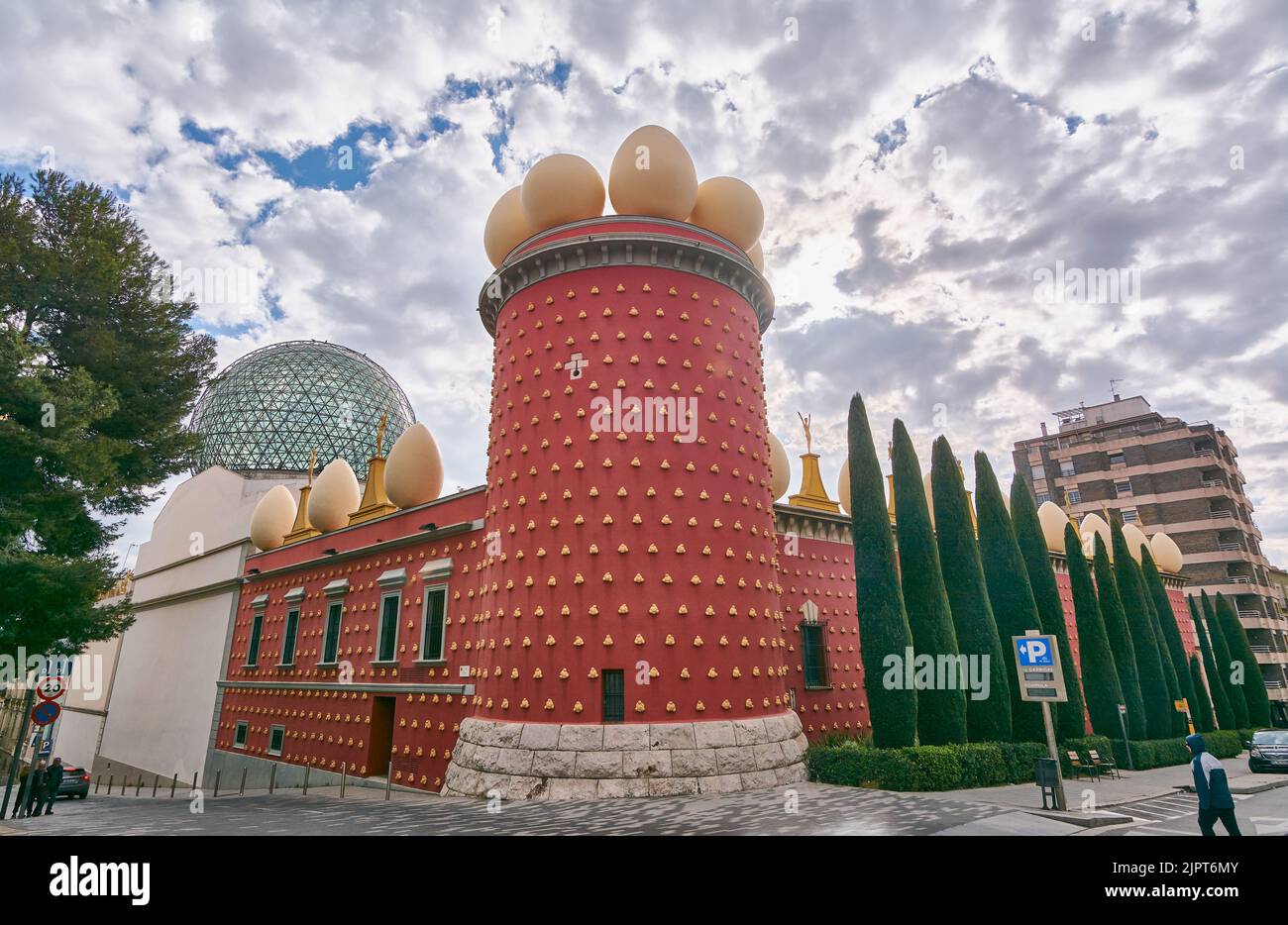 Figueres, Spagna - 23 agosto 2022 Museo del teatro Salvador Dalí a Figueres, Catalogna, Spagna Foto Stock