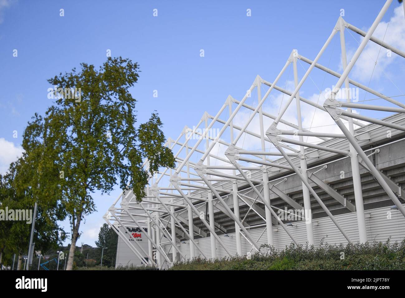 Vista generale dello stadio Swansea.com, Foto Stock