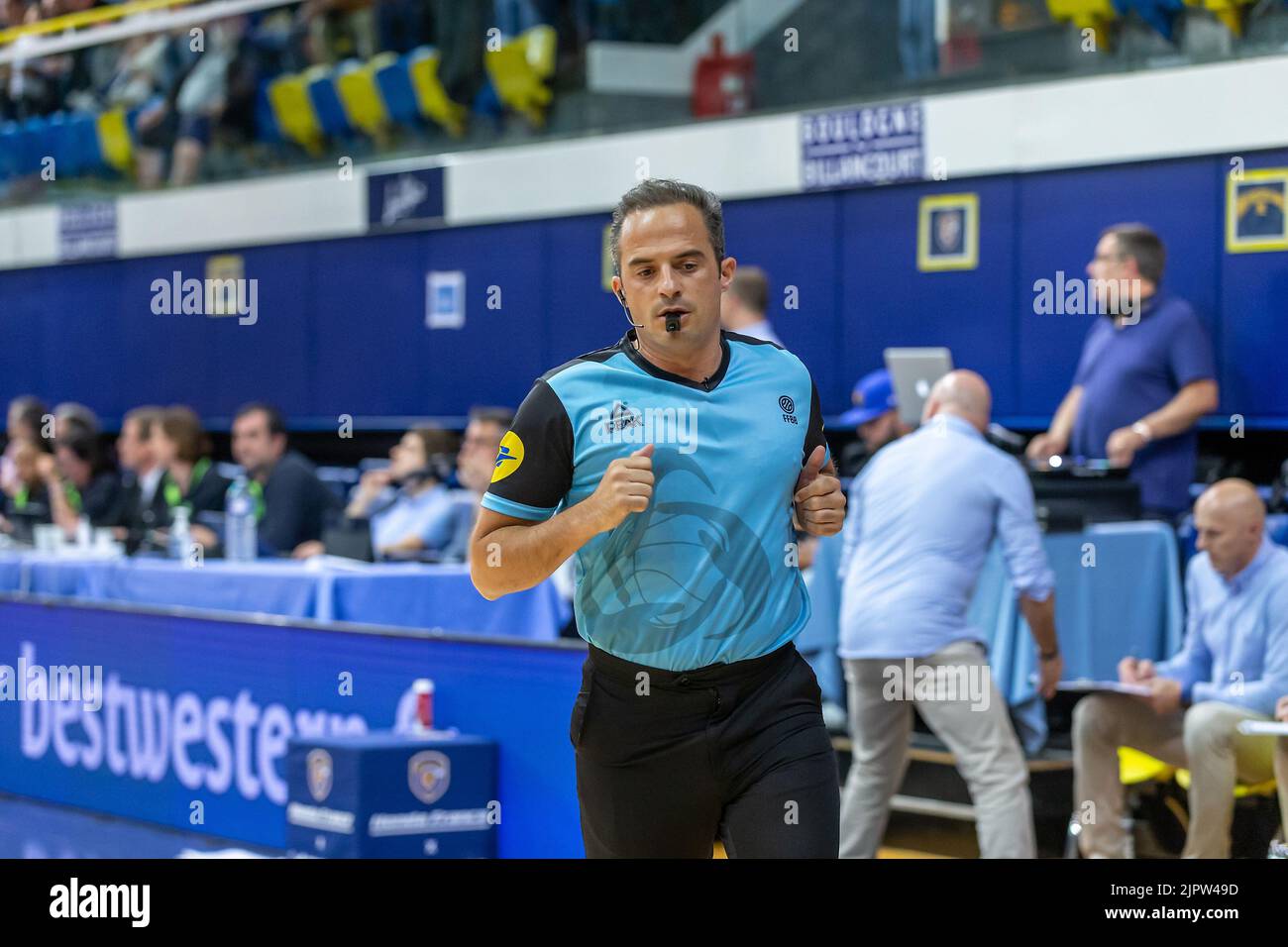(C) Denis TRASFI / MAXPPP - au Palais Des Sports Marcel-Cerdan le 25-05-2022 - Basketball 1/4 de finale aller - Playoffs Betclic Elite - Levallois per Foto Stock