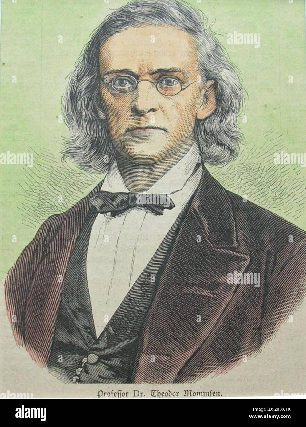 Theodor Mommsen 1879 Foto Stock