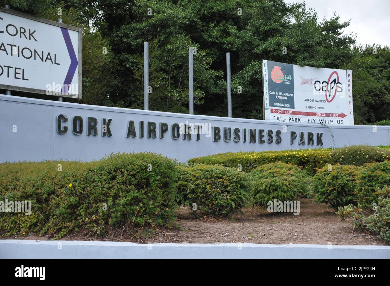 Business Park dell'aeroporto di Cork Foto Stock