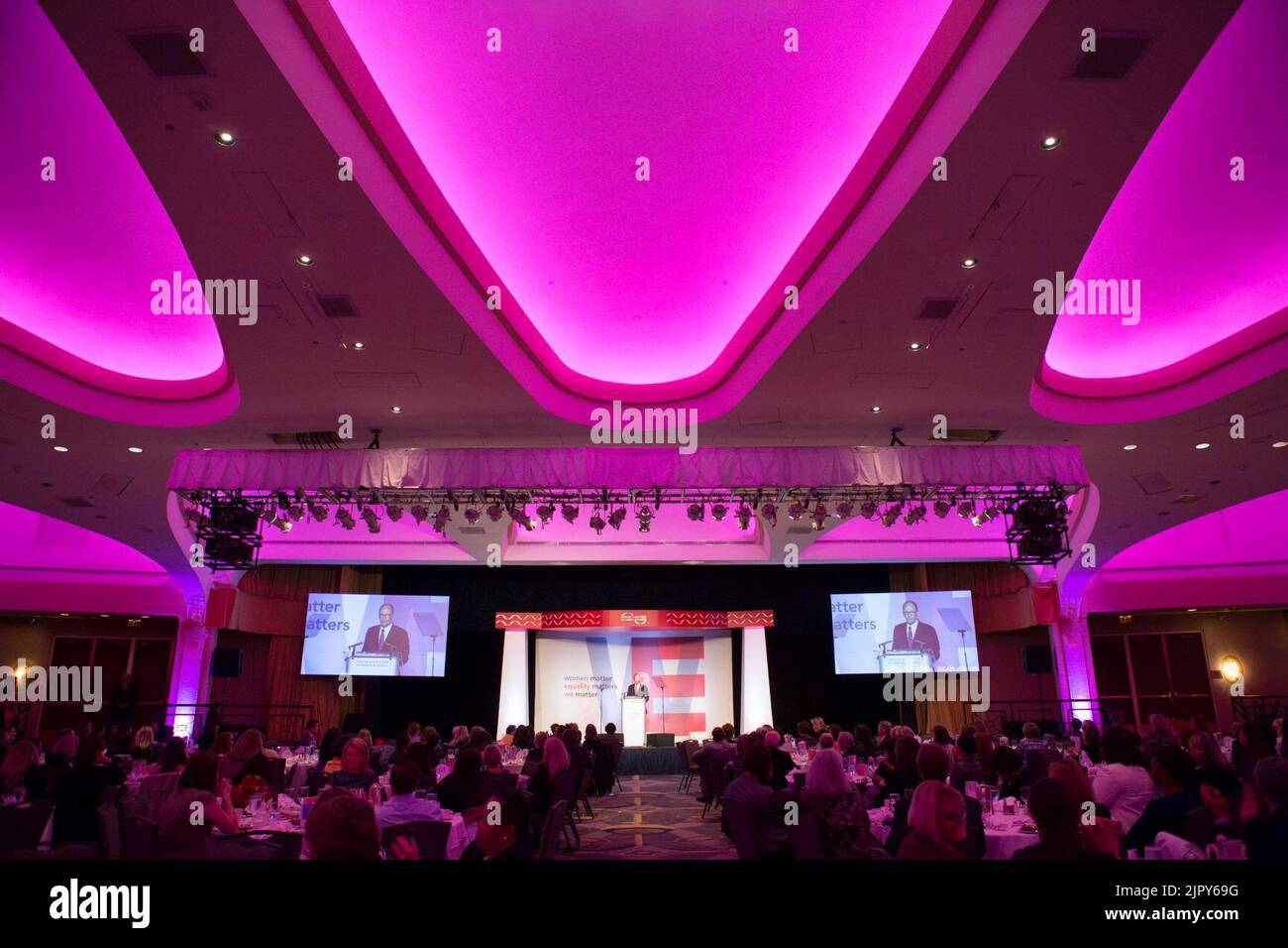 Thomas Perez si rivolge al National Partnership for Women & Families Annual Luncheon, 2015 (7) Foto Stock