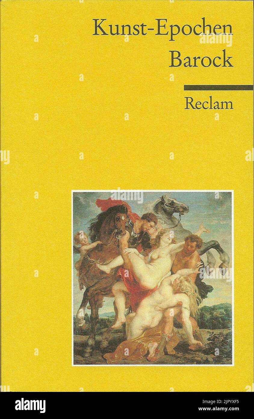 Titelseite ''Barock'' der Reihe ''Kunst-Epochen'', Bd 8, Reclam (2003) Foto Stock
