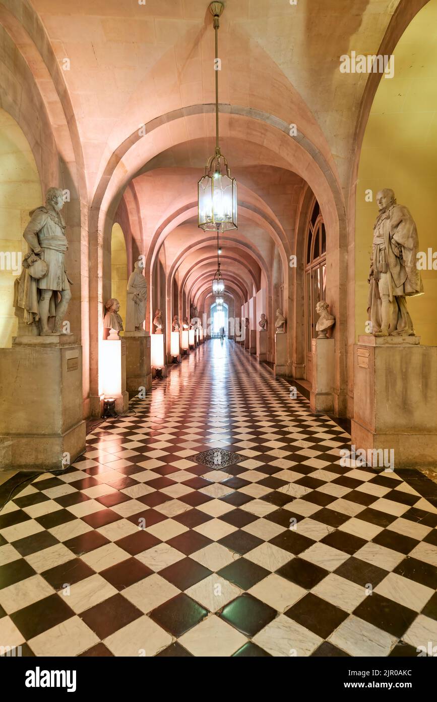 La Reggia di Versailles. Parigi Francia. Foto Stock