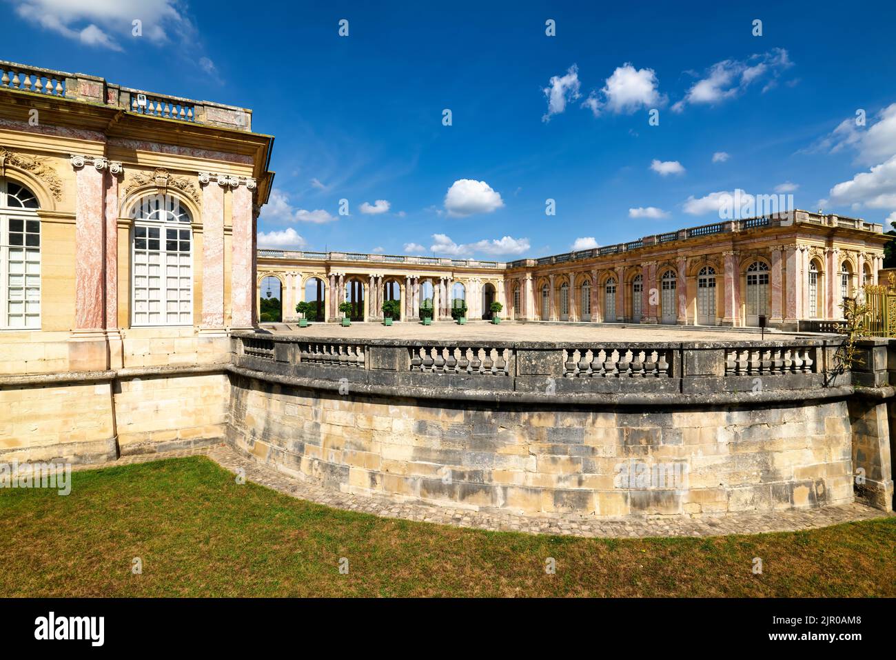 La Reggia di Versailles. Parigi Francia. Il Grand Trianon Foto Stock