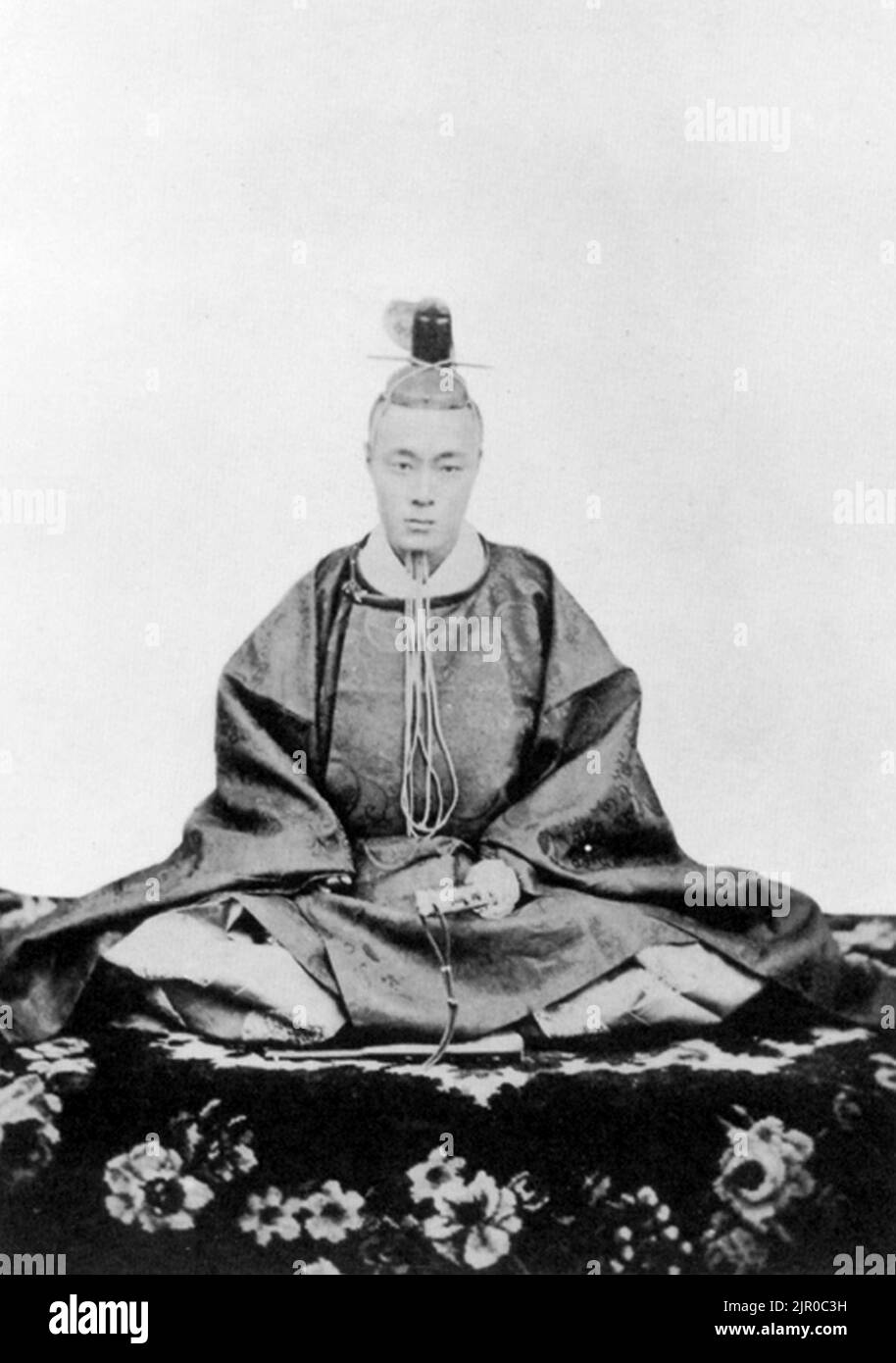 Yoshinobu Tokugawa non ritagliato Foto Stock