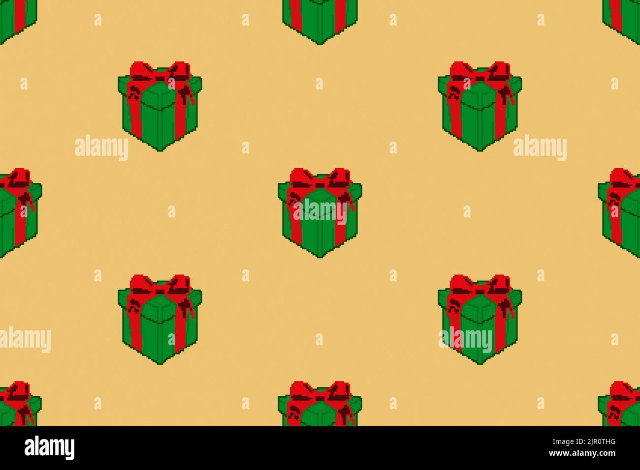pixel art natale con numeri