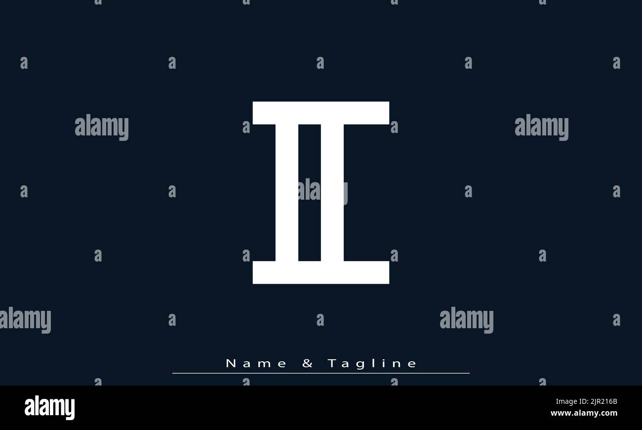 Lettere alfabetiche iniziali logo monogramma IC , ci Illustrazione Vettoriale