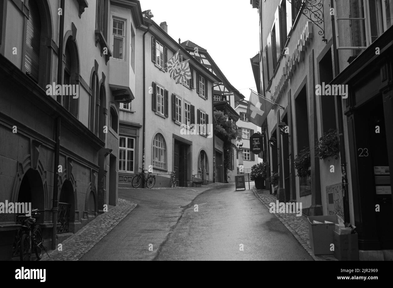 Basilea città, ville de Bâle in Svizzera Foto Stock