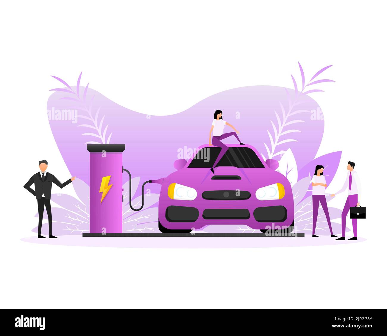 Auto carica persone, grande design per tutti gli scopi. Illustrazione piatta vettoriale. Vettore icona Illustrazione Vettoriale