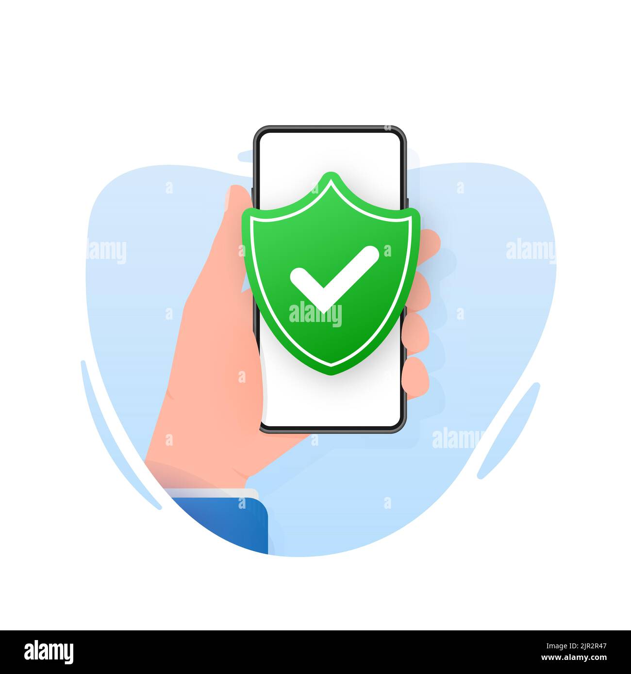 Concetto di sicurezza informatica. Lucchetto, serratura. Concetto di privacy. Pulsante piatto. Illustrazione Vettoriale
