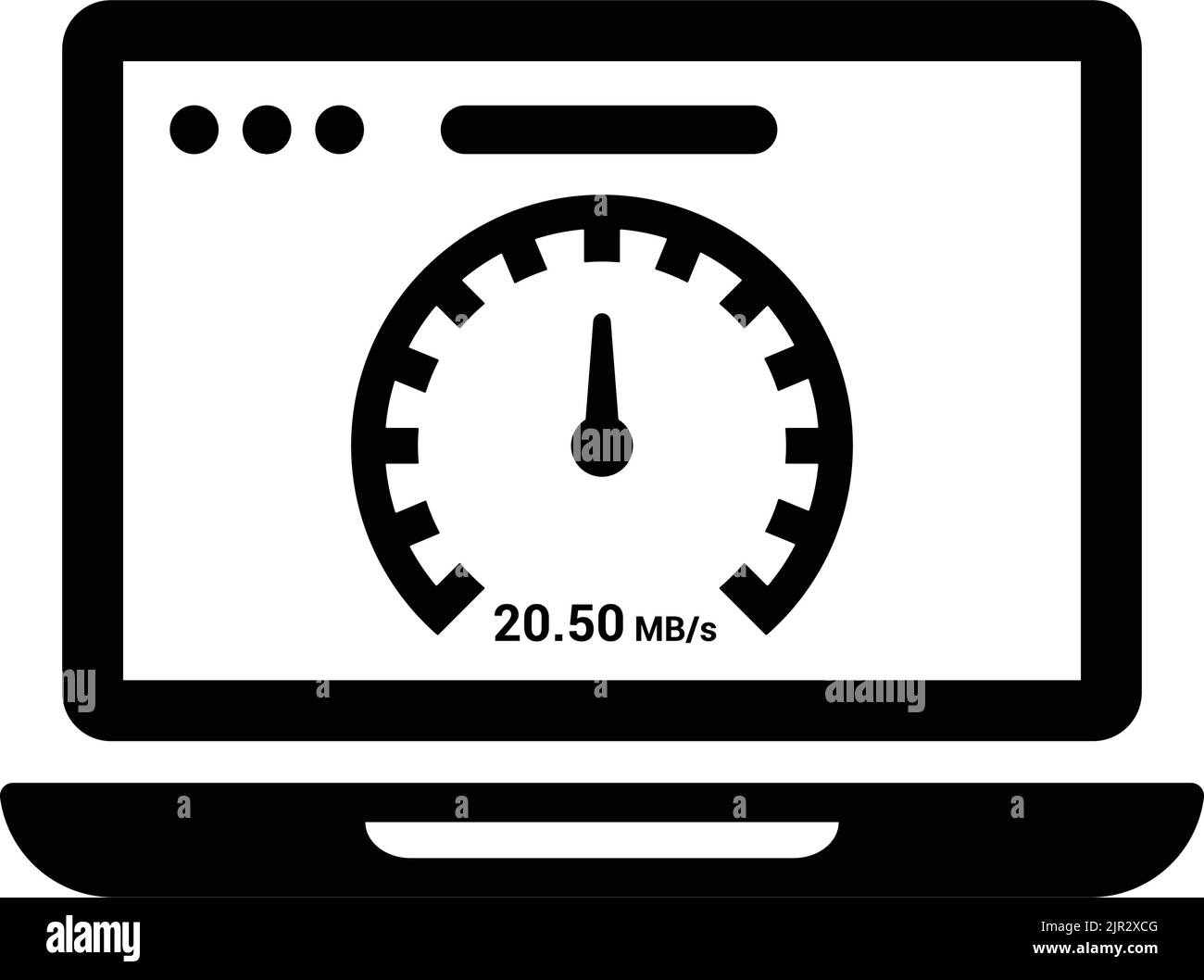 Icona browser, rete, velocità - da utilizzare per scopi commerciali, supporti di stampa, Web o qualsiasi tipo di progetto. File EPS vettoriale. Illustrazione Vettoriale
