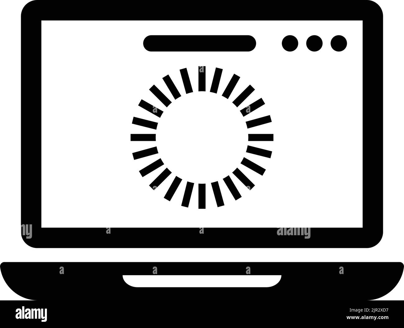 Browser, caricamento, icona di pagina - da utilizzare per scopi commerciali, supporti di stampa, Web o qualsiasi tipo di progetto. File EPS vettoriale. Illustrazione Vettoriale