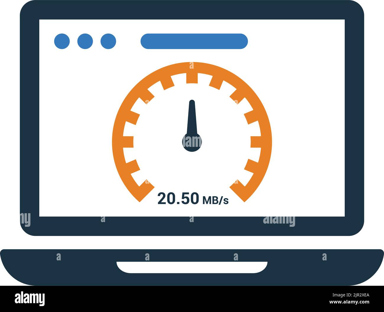 Icona browser, rete, velocità - da utilizzare per scopi commerciali, supporti di stampa, Web o qualsiasi tipo di progetto. File EPS vettoriale. Illustrazione Vettoriale