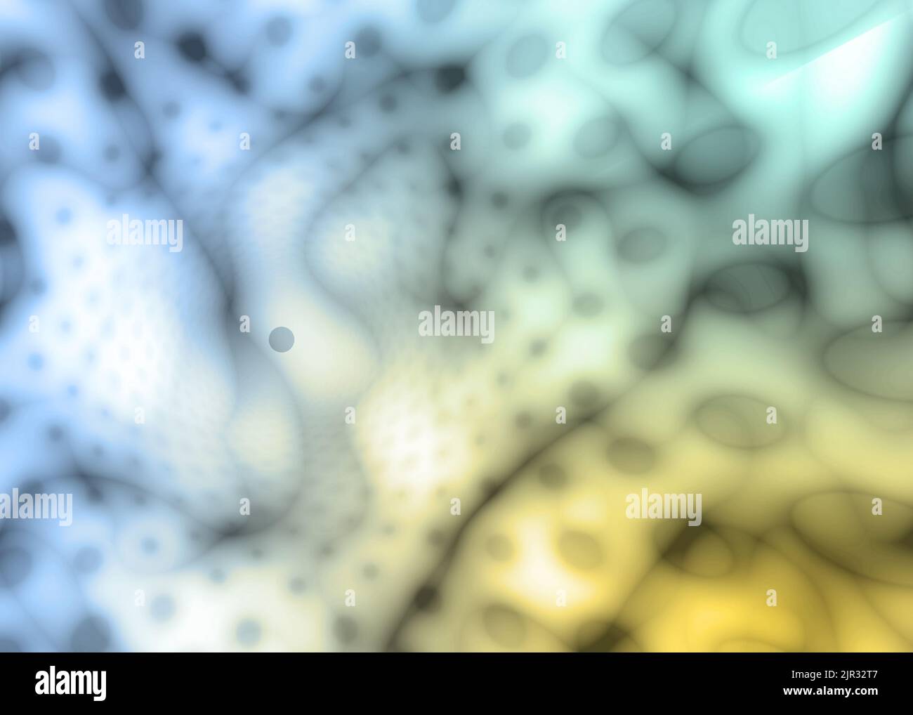 Modello astratto sfocato. Rendering 3D Foto Stock