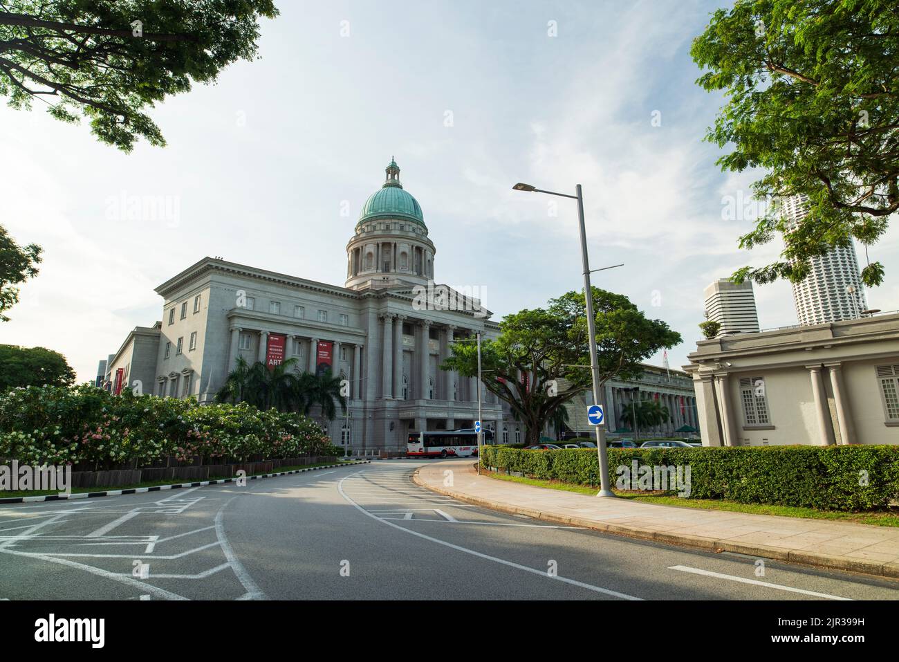 SINGAPORE, 11 MAGGIO 2017: La National Gallery of Singapore è una galleria d'arte situata nel centro di Core, Singapore. Il museo ha aperto il 2015 novembre Foto Stock