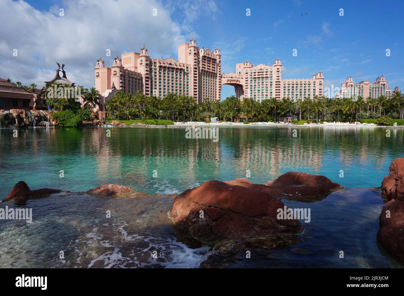 Il resort Atlantis Paradise Island nelle Bahamas Foto Stock