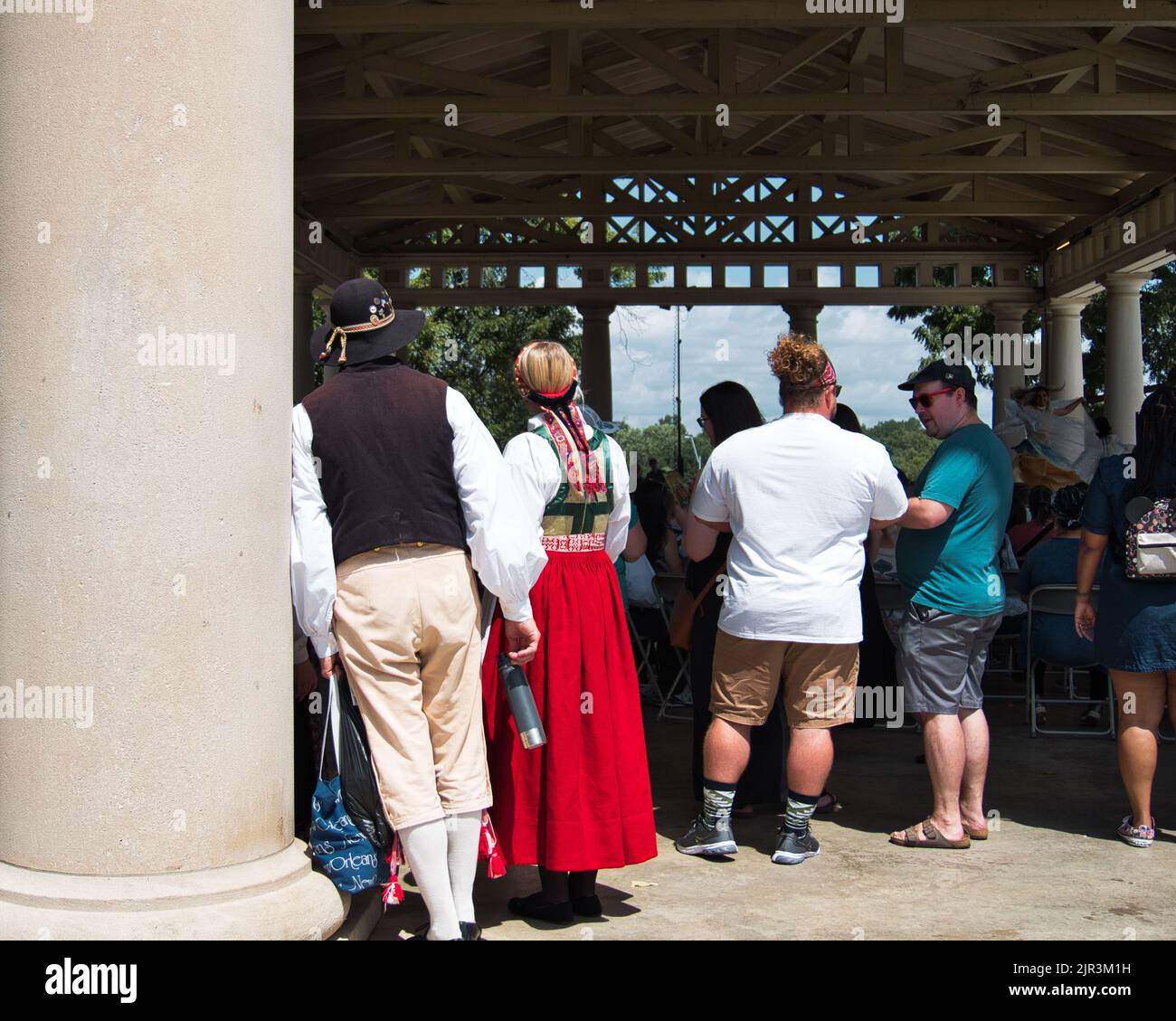 Kansas City Missouri - 20 agosto 2022 - Festival di arricchimento etnico a Swope Park Foto Stock