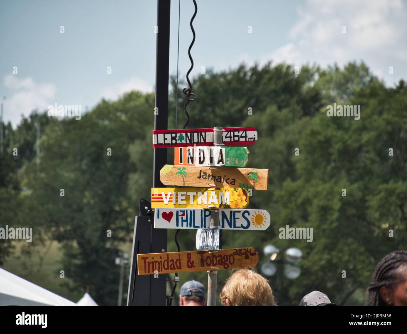 Kansas City Missouri - 20 agosto 2022 - Festival di arricchimento etnico a Swope Park Foto Stock