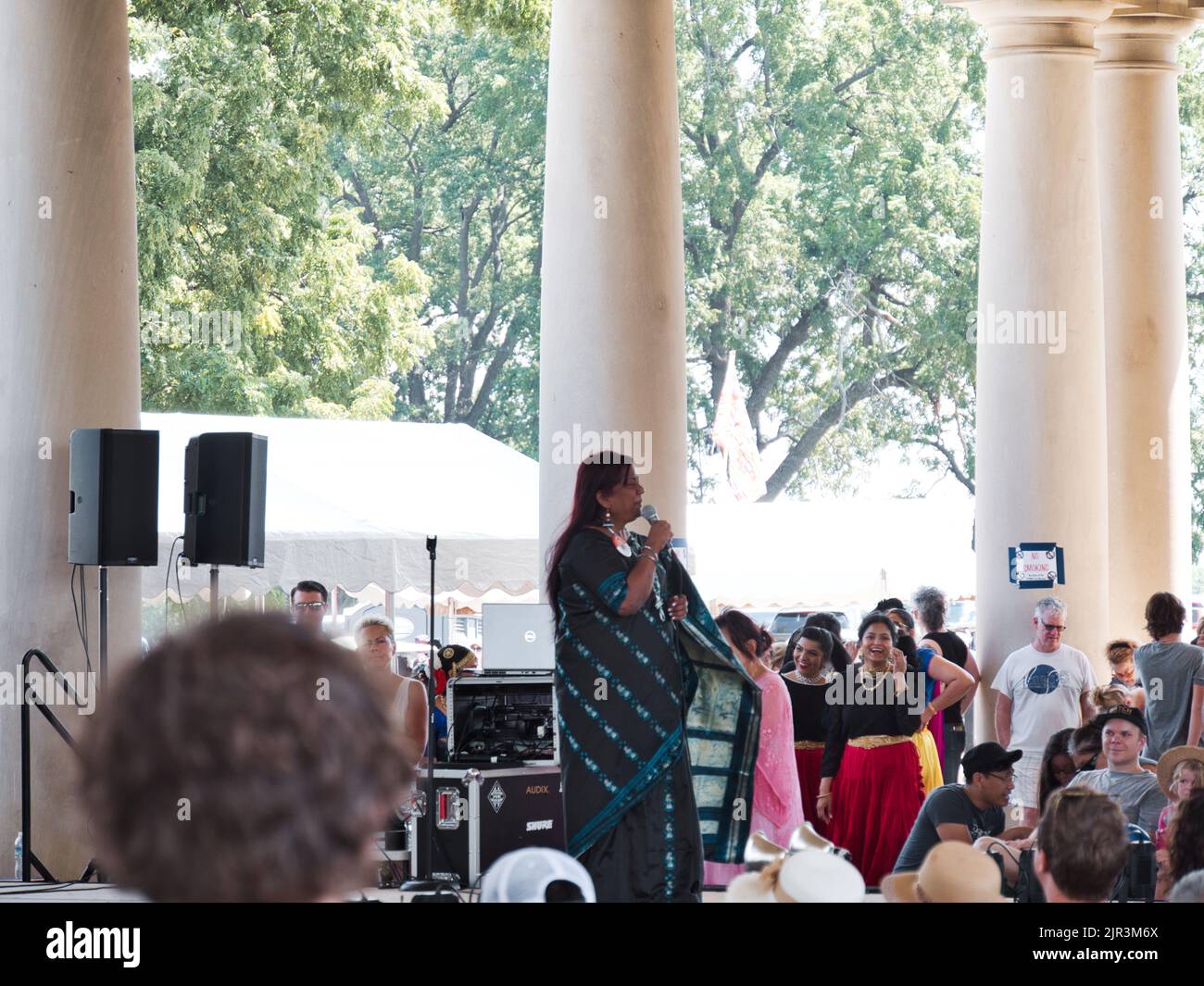 Kansas City Missouri - 20 agosto 2022 - Festival di arricchimento etnico a Swope Park Foto Stock