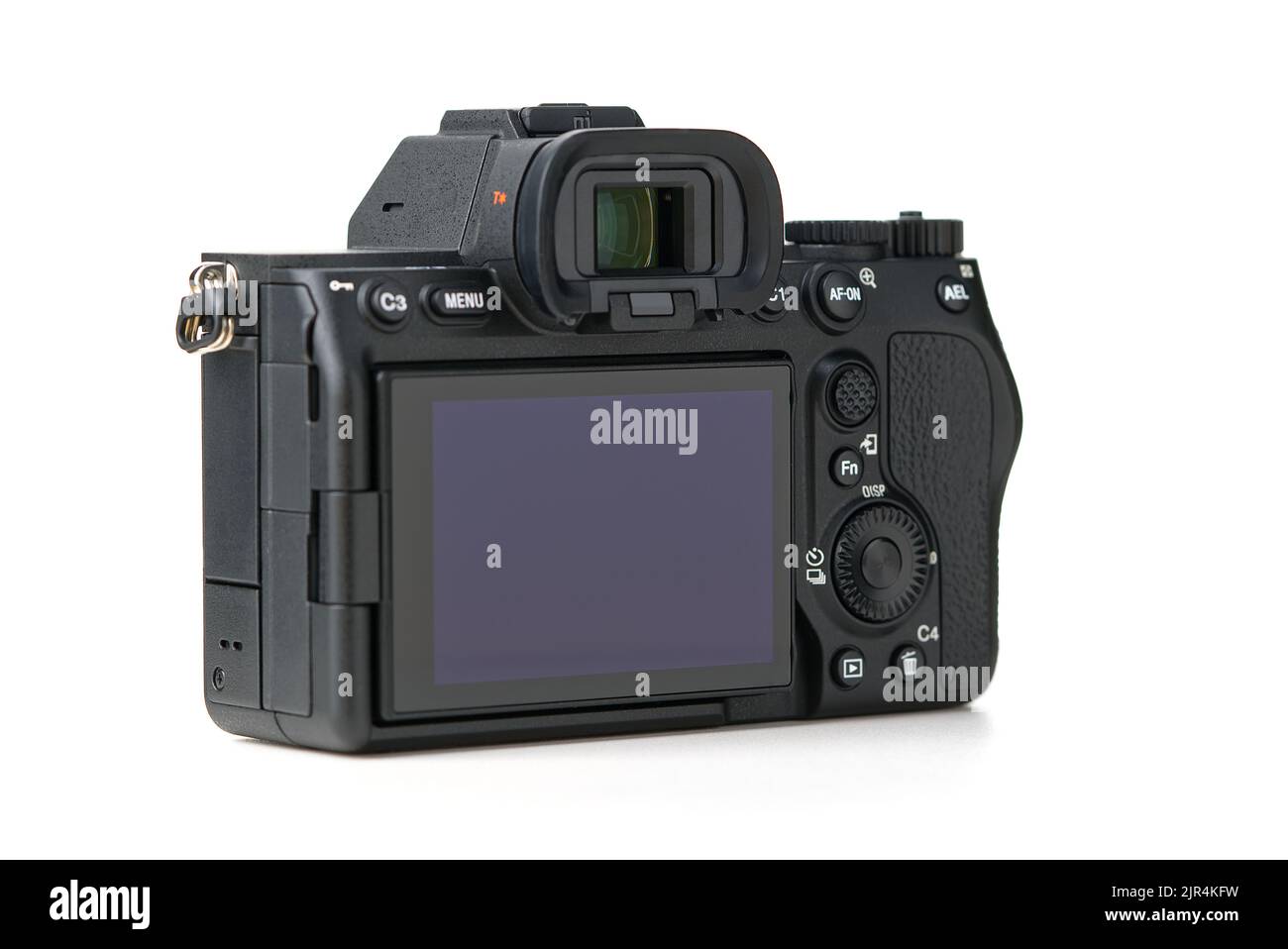 Tallinn, Estonia, maggio 2022, telecamera full frame mirrorless Sony A7 Miv, Sony alpha 7m4. Foto Stock