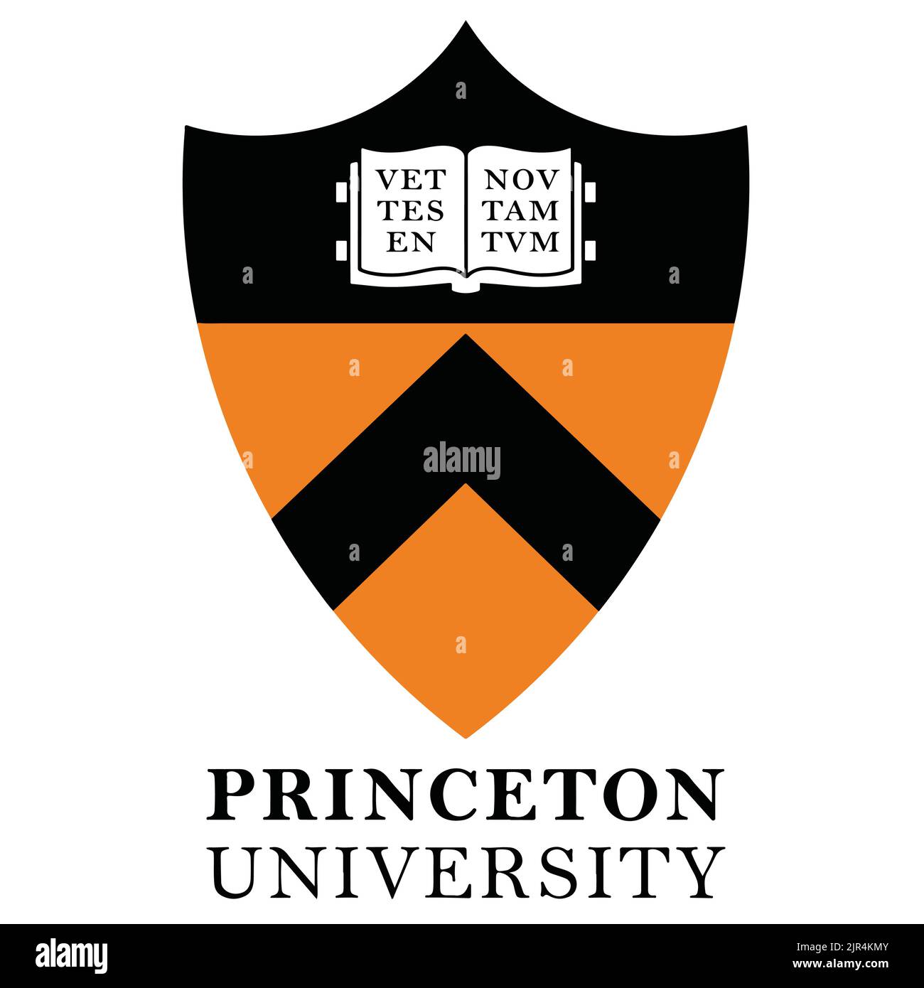 Sigillo e logo della Princeton University Illustrazione Vettoriale