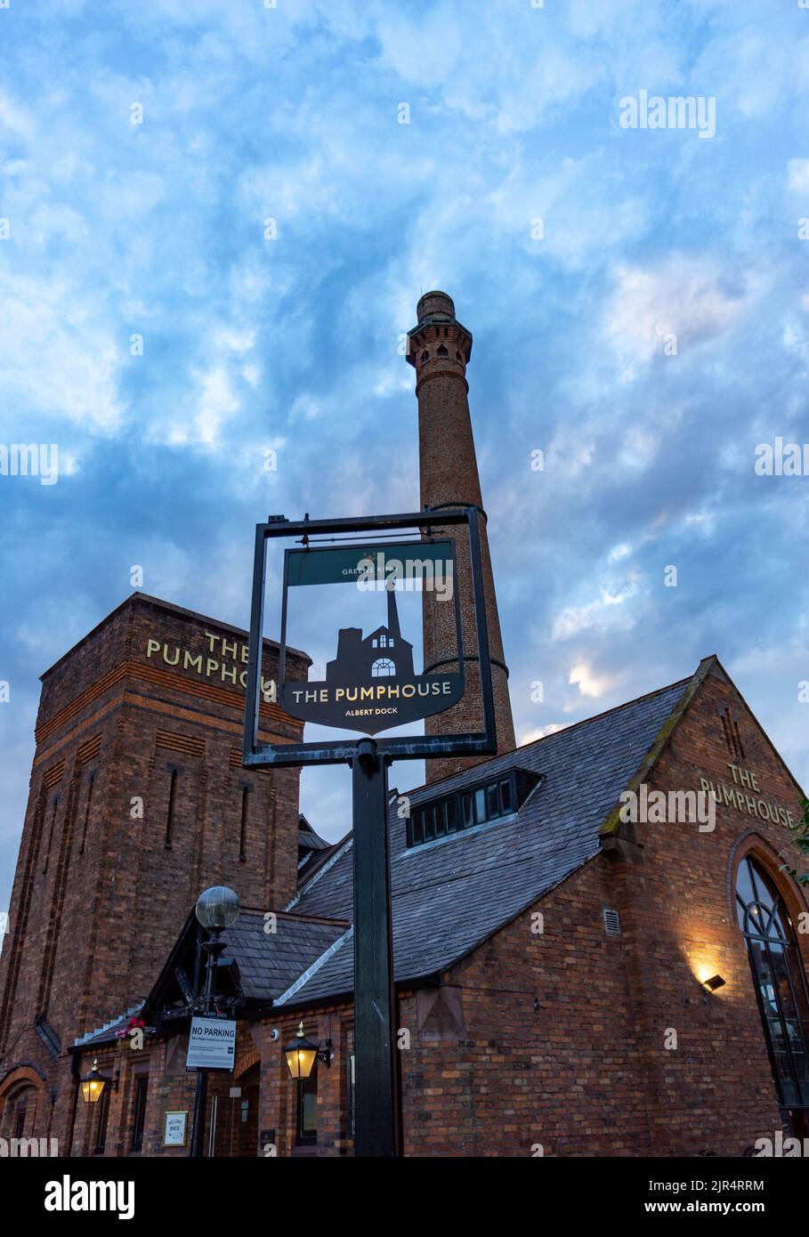 Pumphouse a Liverpool Foto Stock