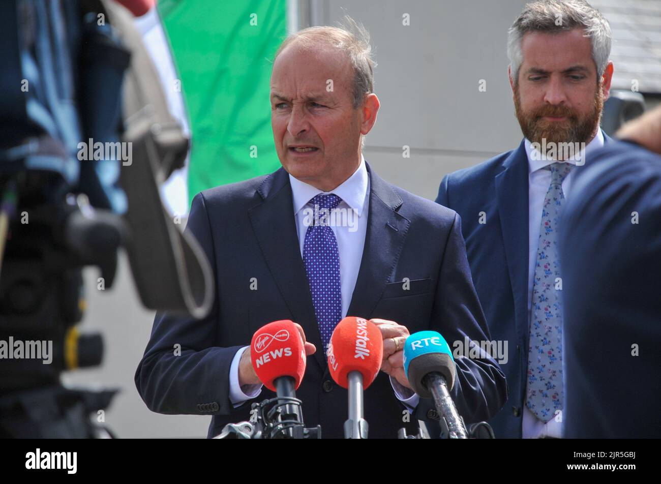 Bantry, Co Cork. Irlanda. 22nd agosto 2022. Questa mattina, Taoiseach Micheál Martin ha aperto una nuova unità presso l'ospedale generale di Bantry. Credit: Karlis Dzjamko/ Alamy Live News Foto Stock