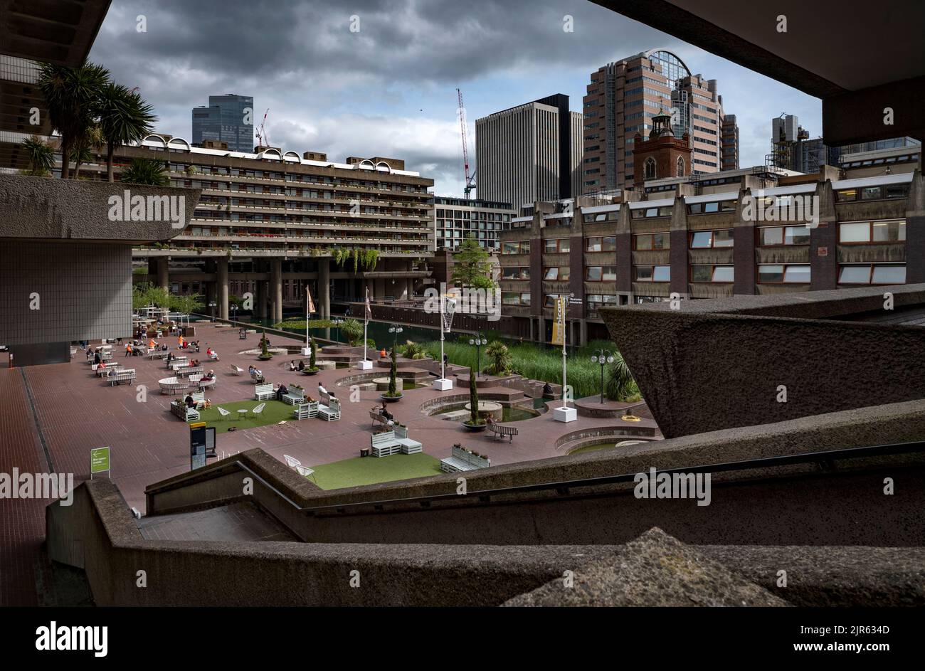 Barbican Centre nella città di Londra, Inghilterra, Regno Unito Maggio 2022 Foto Stock