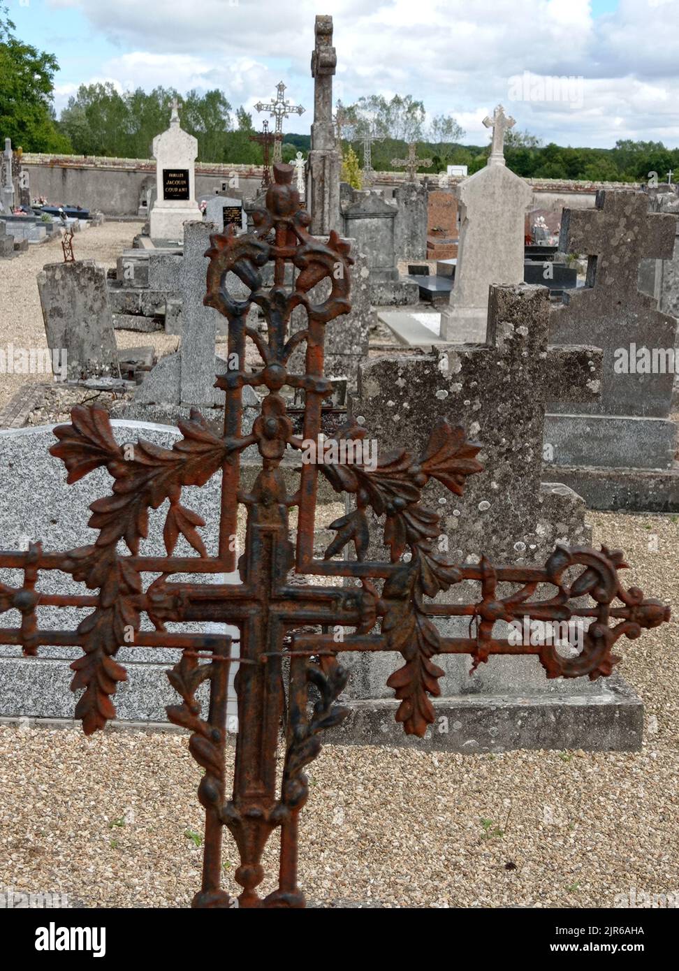 Croix ancienne , Francia Foto Stock