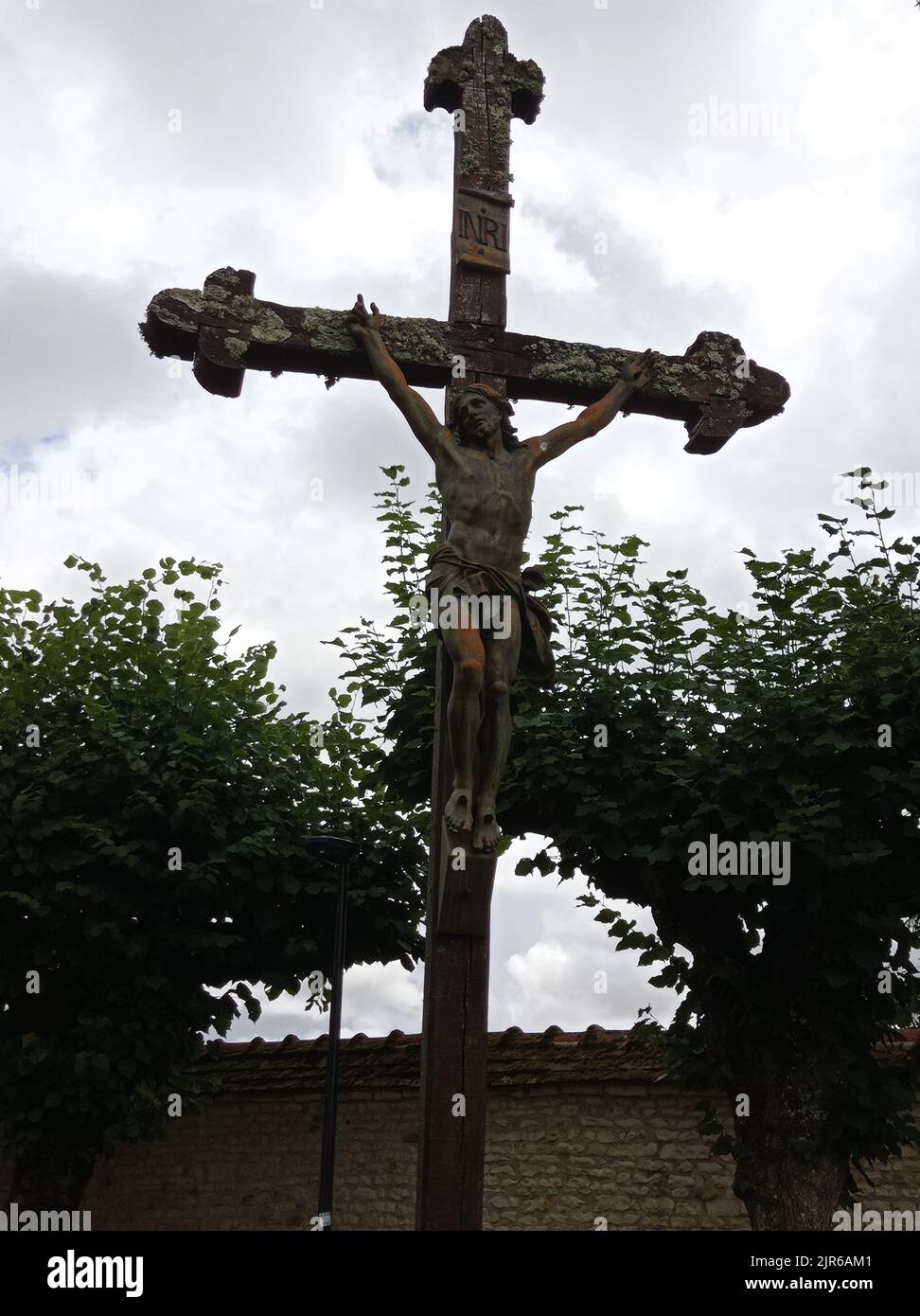 Croix ancienne , Francia Foto Stock