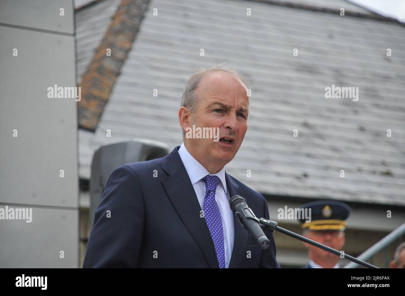 Bantry, Co Cork. Irlanda. 22nd agosto 2022. Questa mattina, Taoiseach Micheál Martin ha aperto una nuova unità presso l'ospedale generale di Bantry. Credit: Karlis Dzjamko/ Alamy Live News Foto Stock