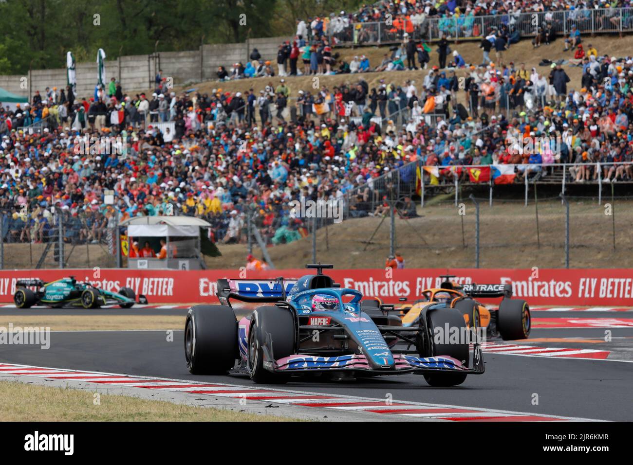 Mogyorod, Ungheria. Luglio 31th 2022. Formula 1 Gran Premio d'Ungheria a Hungaroring, Ungheria. Nella foto: N. 14 Fernando Alonso (SPA) di Alpine durante la gara Foto Stock