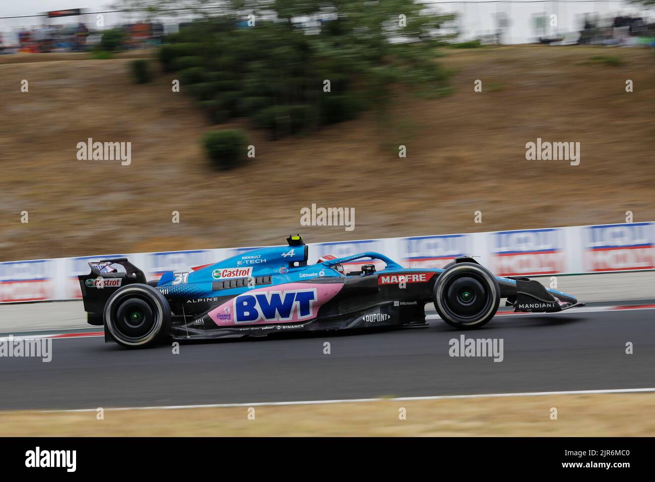 Mogyorod, Ungheria. Luglio 31th 2022. Formula 1 Gran Premio d'Ungheria a Hungaroring, Ungheria. Nella foto: #31 Esteban OCON (fra) di Alpine durante la gara Foto Stock