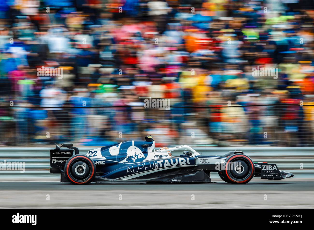 Mogyorod, Ungheria. Luglio 31th 2022. Formula 1 Gran Premio d'Ungheria a Hungaroring, Ungheria. Nella foto: Yuki Tsunoda (JPN) #22 di AlphaTauri durante la gara Foto Stock
