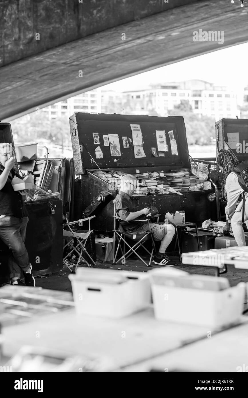 Londra lungo il Tamigi Foto Stock